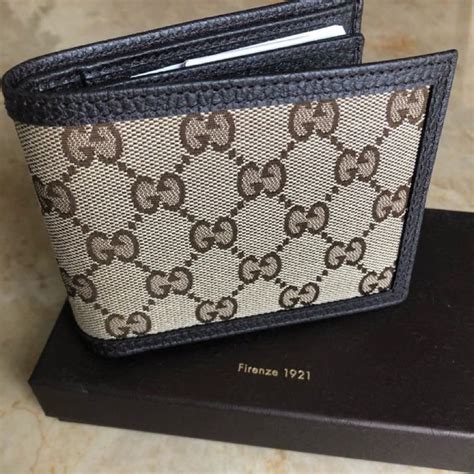 gucci mens wallet outlet|real gucci men's wallet.